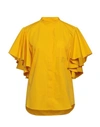 Maison Rabih Kayrouz Woman Shirt Yellow Size 4 Cotton