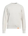 Aspesi Man Sweatshirt Ivory Size M Cotton, Elastane In White