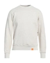 Aspesi Man Sweatshirt Ivory Size Xl Cotton, Elastane In White