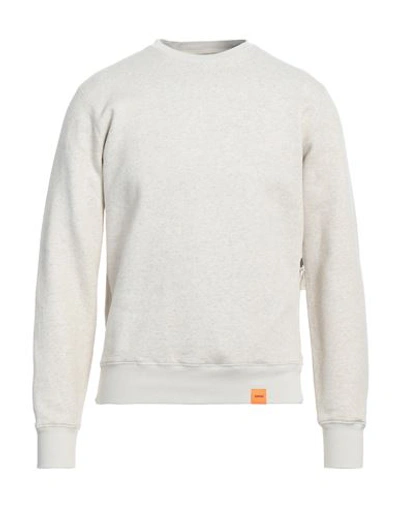 Aspesi Man Sweatshirt Ivory Size Xl Cotton, Elastane In White