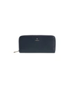 Furla Camelia L Zip Around Sli Woman Wallet Navy Blue Size - Leather