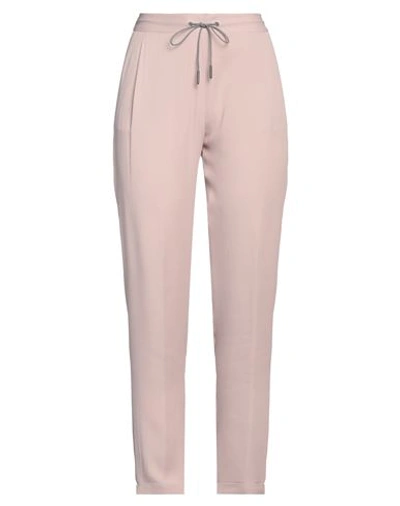 Fabiana Filippi Woman Pants Pink Size 2 Polyester, Elastane, Brass