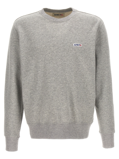 Autry Logo Sweatshirt In Grey