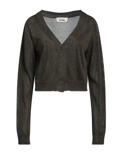 Circus Hotel Woman Cardigan Dark Green Size 10 Viscose, Polyester In Green