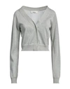 Circus Hotel Woman Cardigan Sage Green Size 6 Viscose, Polyester In Sage Green