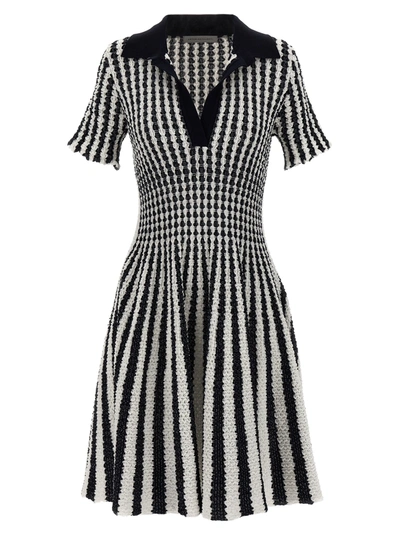 ANTONINO VALENTI MARYLIN DRESSES WHITE/BLACK