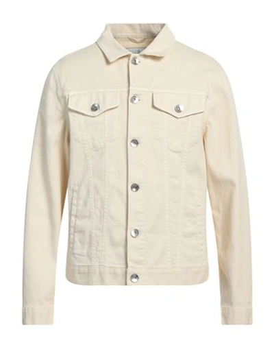 Brunello Cucinelli Classic White Denim Jacket For Men