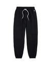 Polo Ralph Lauren Ankle-length Athletic Pants With Tapered Cuffs In Black