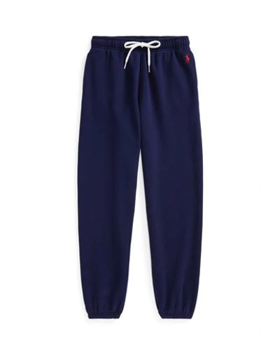 Polo Ralph Lauren Woman Pants Navy Blue Size M Cotton, Polyester