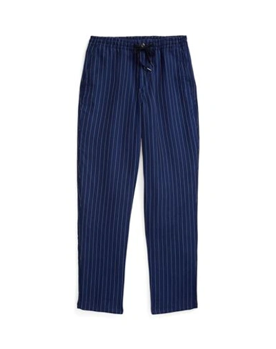 Polo Ralph Lauren Striped Trousers In Navy Blue