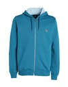 Ps By Paul Smith Ps Paul Smith Man Sweatshirt Deep Jade Size Xl Cotton In Green