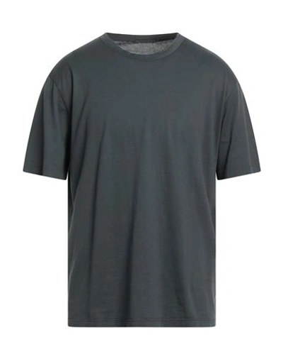 Ten C Man T-shirt Steel Grey Size L Cotton In Grey