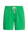 POLO RALPH LAUREN POLO RALPH LAUREN 5.5-INCH TRAVELER SWIM TRUNK MAN SWIM TRUNKS EMERALD GREEN SIZE L RECYCLED POLYEST