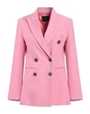 The Andamane Woman Blazer Pink Size 6 Viscose, Polyester In Pink