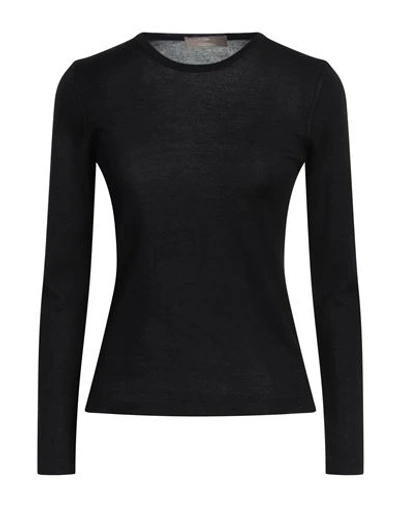 Cruciani Woman Sweater Black Size 8 Cashmere, Silk