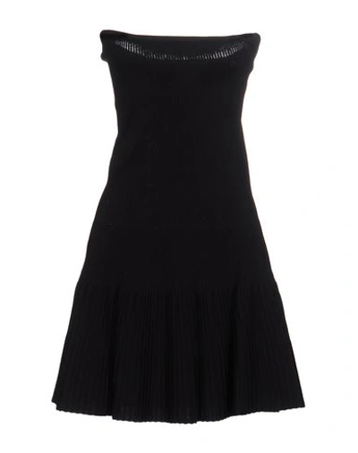 Pinko Woman Mini Dress Black Size S Viscose, Polyamide, Elastane