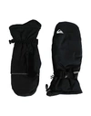 Quiksilver Qs Moffola Snow Mission Mitt Man Gloves Black Size Xl Polyester In Black