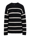 Only Woman Sweater Black Size S Cotton, Acrylic In Black