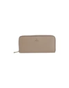 Furla Camelia L Zip Around Sli Woman Wallet Dove Grey Size - Leather In Grey