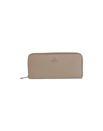 Furla Camelia L Zip Around Sli Woman Wallet Dove Grey Size - Leather