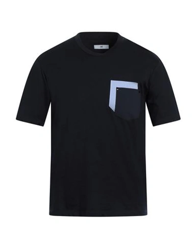 Pmds Premium Mood Denim Superior Man T-shirt Midnight Blue Size M Cotton, Polyamide, Elastane