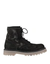 Premiata Woman Ankle Boots Black Size 5 Leather, Textile Fibers