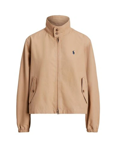 Polo Ralph Lauren Woman Jacket Beige Size Xl Cotton