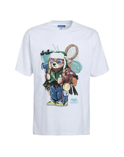 Market Ultralight Bear T-shirt Man T-shirt White Size Xl Cotton