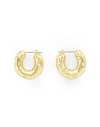 COS COS WOMAN EARRINGS GOLD SIZE - RECYCLED BRASS, GLASS