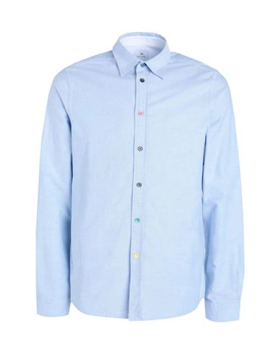 Ps By Paul Smith Ps Paul Smith Man Shirt Light Blue Size Xl Cotton