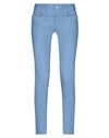 Liu •jo Woman Jeans Azure Size 25w-30l Cotton, Polyester, Elastane In Blue
