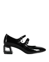 Karl Lagerfeld 55mm Leather Pumps In Black