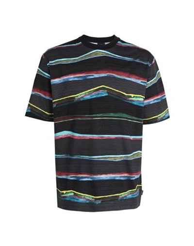 Ps By Paul Smith Ps Paul Smith Man T-shirt Black Size L Cotton