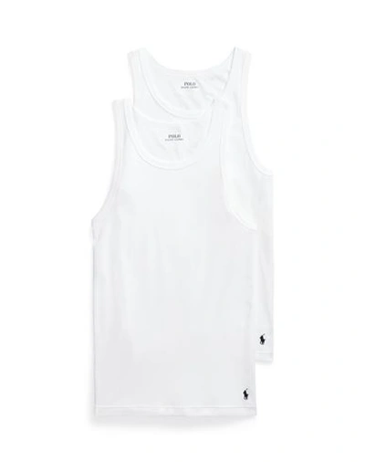 Polo Ralph Lauren Man Undershirt White Size Xl Cotton