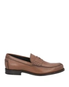 Tod's Man Loafers Light Brown Size 8 Leather In Beige