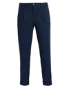 Over-d Over/d Man Pants Navy Blue Size 28 Cotton, Elastane