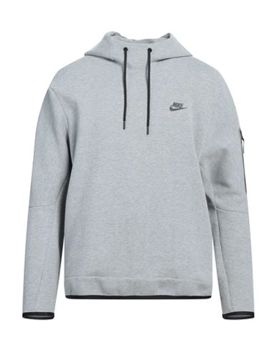 Nike Man Sweatshirt Light Grey Size Xl Cotton, Polyester