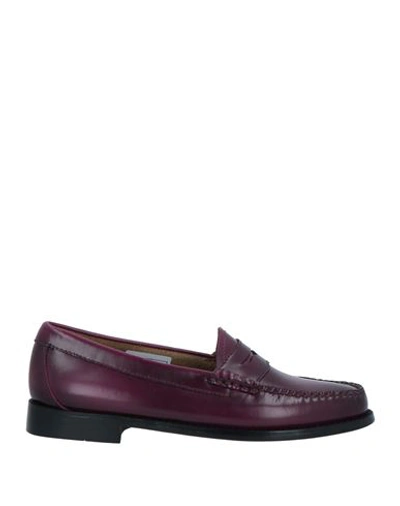 Weejuns® By G.h. Bass & Co Weejuns By G. H. Bass & Co Woman Loafers Deep Purple Size 7 Leather