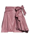 Alberta Ferretti Woman Mini Skirt Pastel Pink Size 4 Polyester, Silk