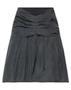Alberta Ferretti Woman Mini Skirt Black Size 6 Polyester, Silk