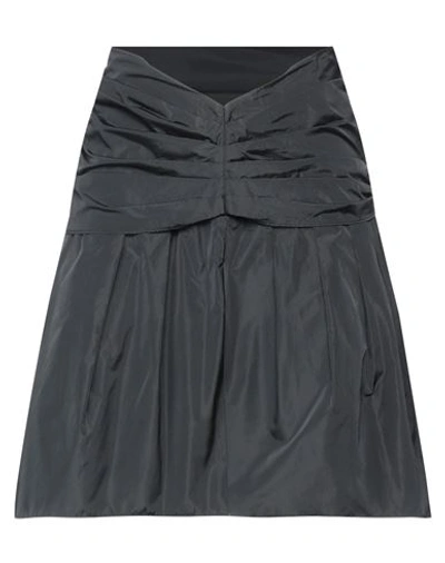 Alberta Ferretti Woman Mini Skirt Black Size 6 Polyester, Silk