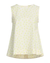 Ottod'ame Woman Top Ivory Size 4 Cotton In White