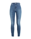 Vero Moda Woman Jeans Blue Size S-30l Cotton, Polyester, Recycled Polyester, Viscose, Elastane In Blue