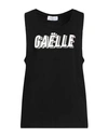 Gaelle Paris Gaëlle Paris Woman Tank Top Black Size 1 Cotton, Elastane