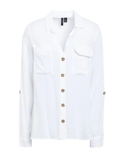 Vero Moda Woman Shirt White Size Xl Ecovero Viscose