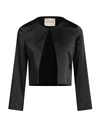 Kartika Woman Blazer Black Size 6 Polyester, Elastane