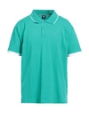 North Sails Man Polo Shirt Emerald Green Size Xxl Cotton, Elastane