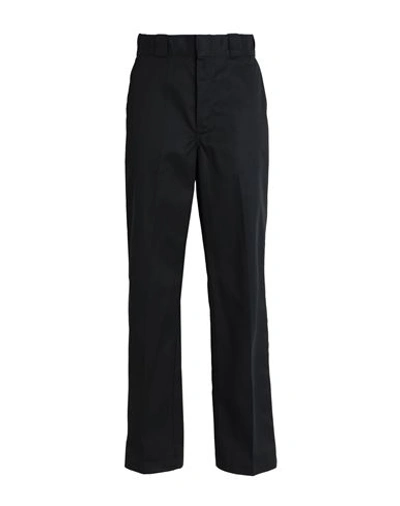 DICKIES DICKIES 874 WORKPANT REC W WOMAN PANTS BLACK SIZE 32W-32L POLYESTER, COTTON