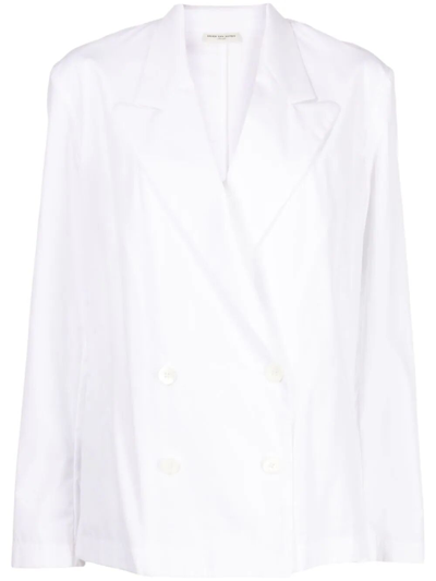 Dries Van Noten 01000 Caplana Shirt In White