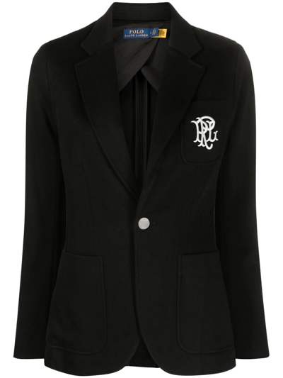 Polo Ralph Lauren Emblem Jacket In Black